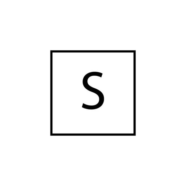 Bekleidungsgröße Symbol Vektorsymbol — Stockvektor