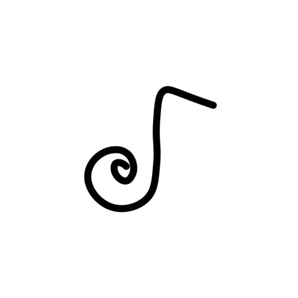 Музыкальный Знак Тонкие Линии — стоковый вектор