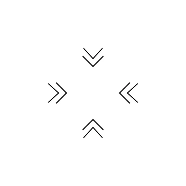 Yukarı ok ileri geri işareti.