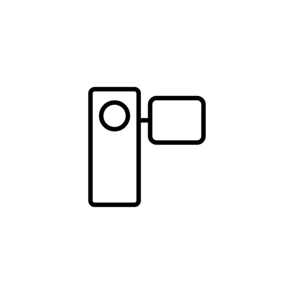 Camcorder Zeichen Computerzeichen Illustrator — Stockvektor