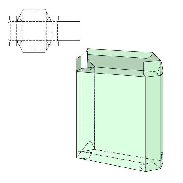 Caja de artesanía de la derivación A — Vector de stock