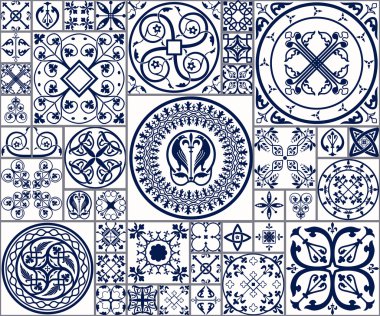 Fas fayans Dikişsiz Desen