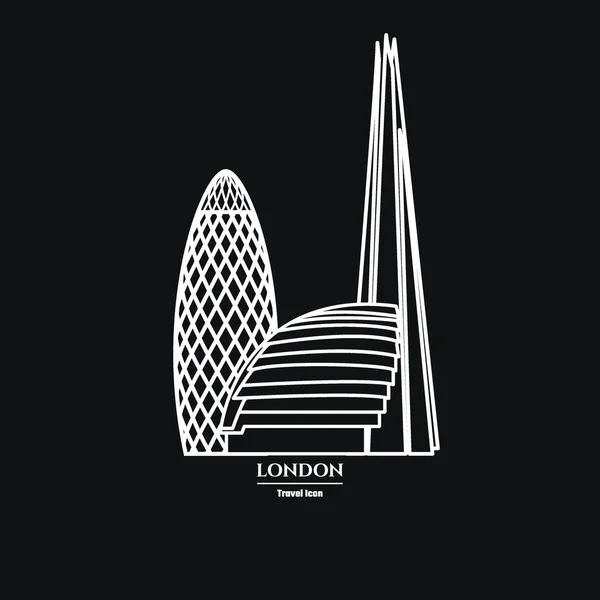 London icon skizze 1 — Stockvektor