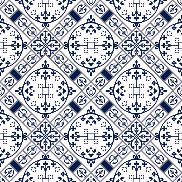 Azulejos marroquinos padrão — Vetor de Stock