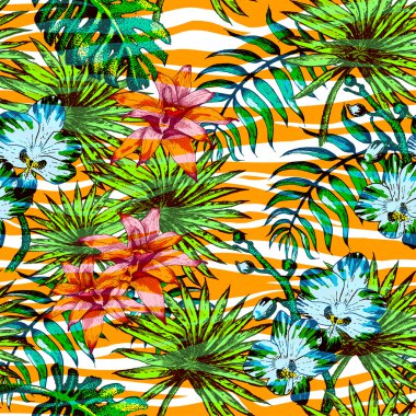 Palmiye yaprağı kroki Pattern8-03