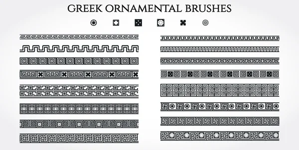 Ornamento griego Frontera — Archivo Imágenes Vectoriales