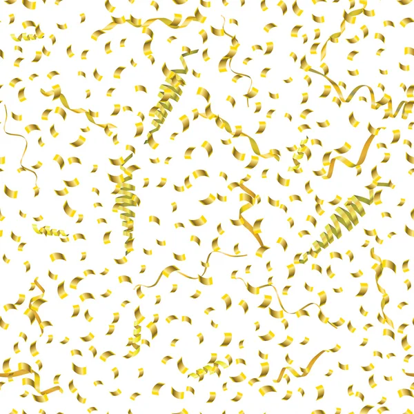 Golden Confetti decoração 1 — Vetor de Stock