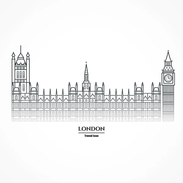 LineIconCountryEngland-07 — 스톡 벡터