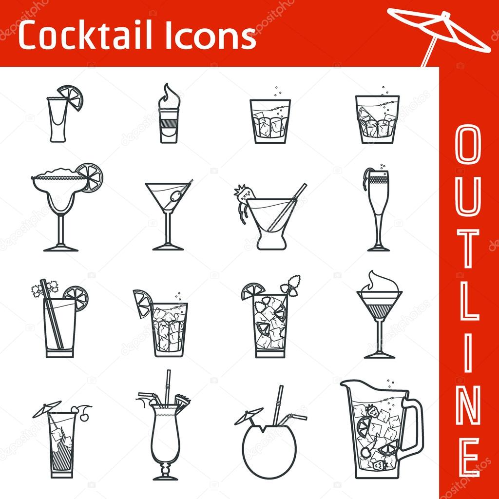 Cocktail IconOutline