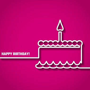 HappyBirthday Outline clipart