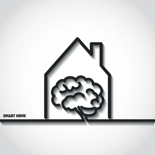 Concetto casa intelligente — Vettoriale Stock