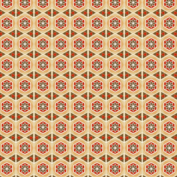 Visantia Seamless Pattern — Stock Vector