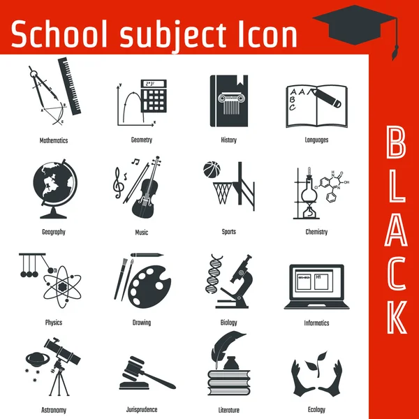 Skolan angående ikonen — Stock vektor