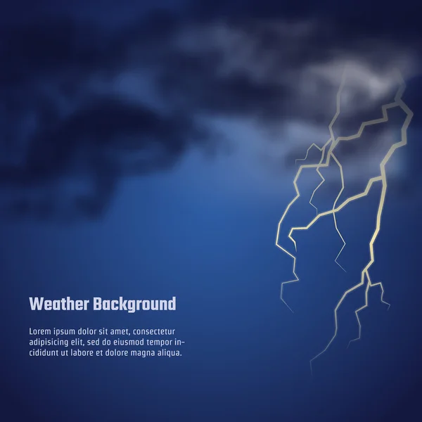 Storm weather BG — Stockvector