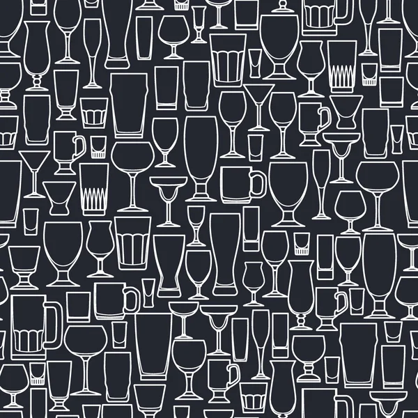 Bar Glass Pattern — Stock vektor