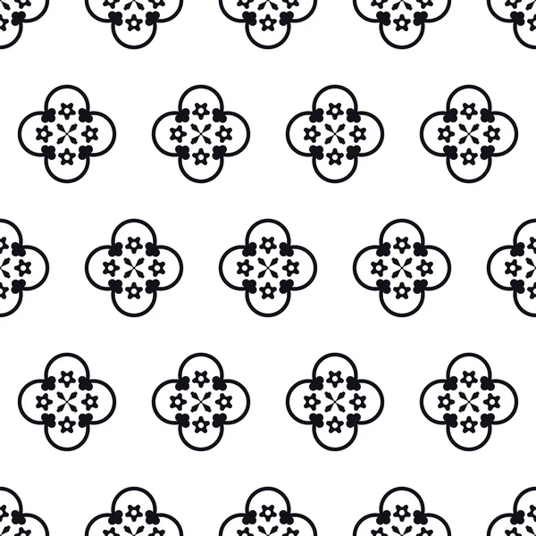 Patrón azulejos marroquíes — Vector de stock