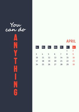 Motivasyon tırnak takvim