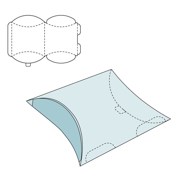 Pillow folding box