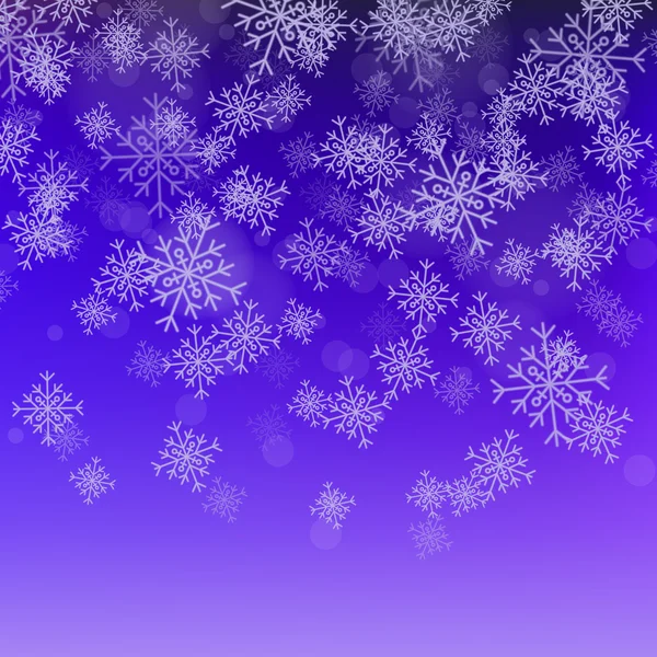 Weihnachten Schneeflocke Hintergrund — Stockvektor
