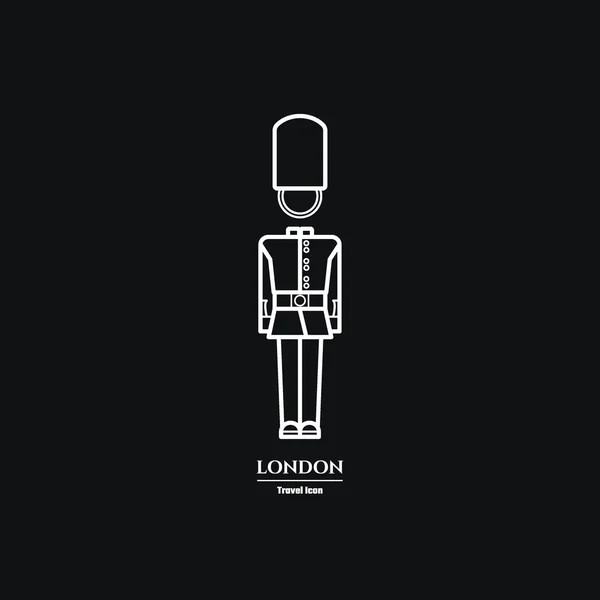 London Guard Icon  1 — 스톡 벡터