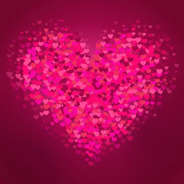 VAlentine Hearts Background 1 — Stock vektor