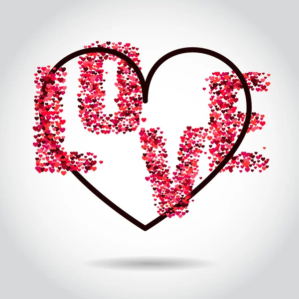 VAlentine Hearts Background 1 — Stock vektor