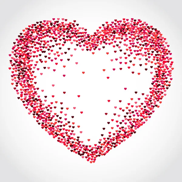 VAlentine Hearts Background 1 — Stock Vector