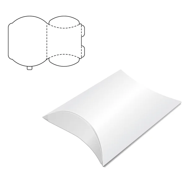 Pillow folding box A — Wektor stockowy