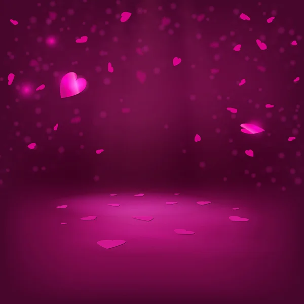 VAlentine Hearts Background 1 — Wektor stockowy