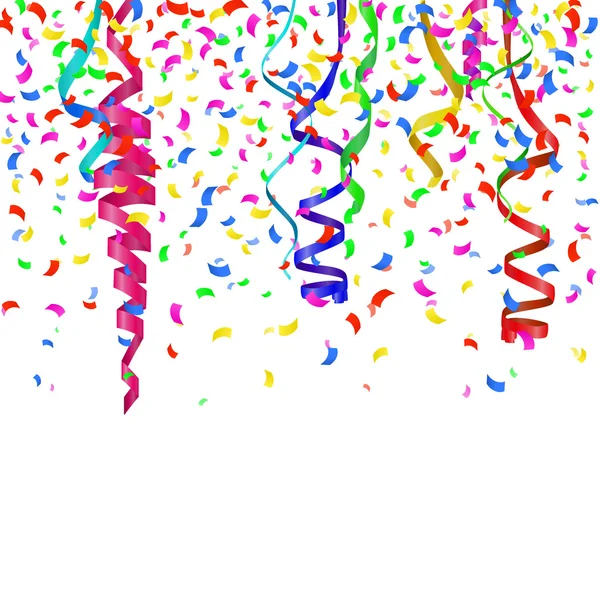 Decoración Confetti colorido 1 — Vector de stock