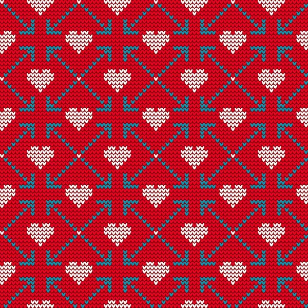 Ugly sweater for lovers — Wektor stockowy