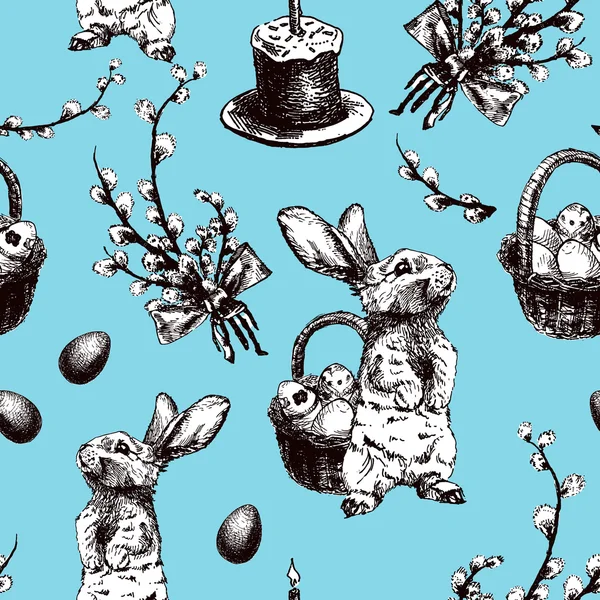 Happy Easter Hand Drawn PAtter