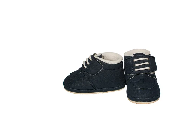 Scarpa bambino nero — Foto Stock