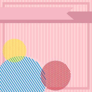 Pembe çizgili arka planın vektör çizimi. Estetik şablonu. Minimalist bir geçmiş. Yumuşak pembe çerçeve. Modern pembe duvar kağıdı. Çizgi dokusu. Pastel renkler. Çizgili desen.