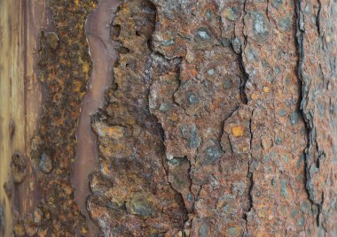 Rusty ironl doku arka plan galvanizli