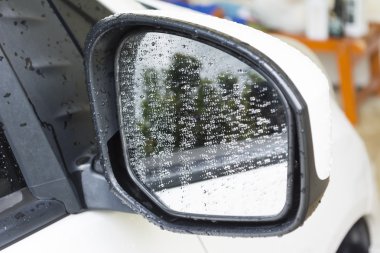 Yağmur damlaları camına kadar kapatın 