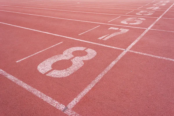 Start running track in stadium or sport area