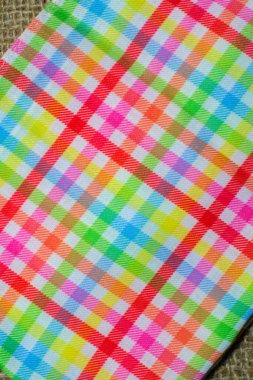 Renkli desenli kumaş ya da emmek textyre geçmiş