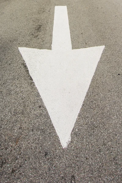 Arrow signs on the road background — Stock Photo, Image