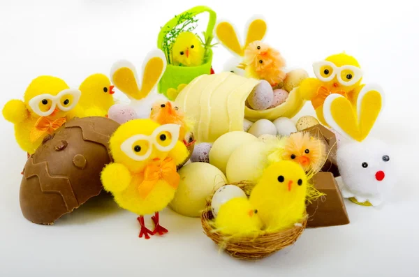 Húsvéti tojások választékát — Stock Fotó