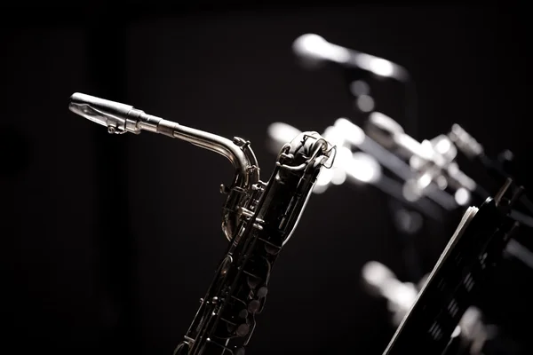 Saxophone and jazz — Stock Photo, Image