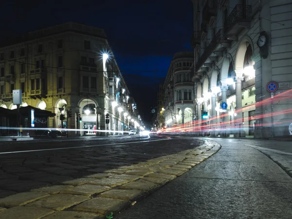 Turijn per nacht — Stockfoto