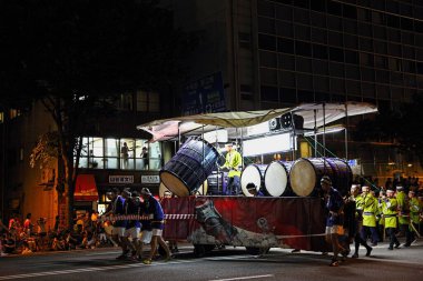 Aomori Bölgesi Nebuta, Japonya 2013 Ağustos. Aomori her yaz 