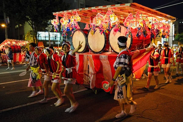 Aomori Bölgesi Nebuta, Japonya 2013 Ağustos. Aomori her yaz 