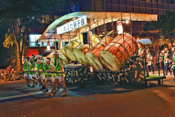 Aomori Bölgesi Nebuta, Japonya 2013 Ağustos. Aomori her yaz 