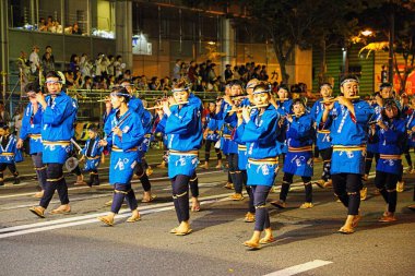 Aomori Bölgesi Nebuta, Japonya 2013 Ağustos. Aomori her yaz 