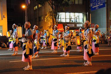 Aomori Bölgesi Nebuta, Japonya 2013 Ağustos. Aomori her yaz 