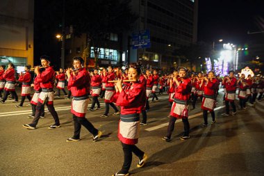 Aomori Bölgesi Nebuta, Japonya 2013 Ağustos. Aomori her yaz 