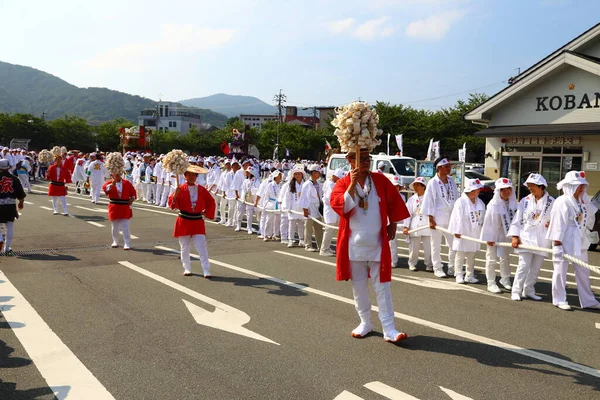 Ise, Japonya, Ağustos 2013. Ise Büyük Tapınağı, güneş tanrıçası Amaterasu 'ya adanmış bir Shinto tapınağıdır. Ise Yenilenme (Shikinen Sengu) her 20 yılda bir olur.