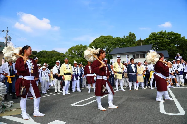 Ise, Japonya, Ağustos 2013. Ise Büyük Tapınağı, güneş tanrıçası Amaterasu 'ya adanmış bir Shinto tapınağıdır. Ise Yenilenme (Shikinen Sengu) her 20 yılda bir olur.